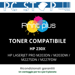 TONER COMPATIBILE NERO HP 230X PER HP LASERJET PRO M203DN / M203DW / M227SDN / M227FDW
