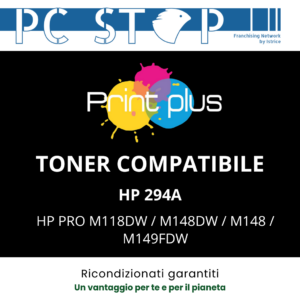 TONER COMPATIBILE NERO HP HP 294A PER HP PRO M118DW / M148DW / M148 / M149FDW