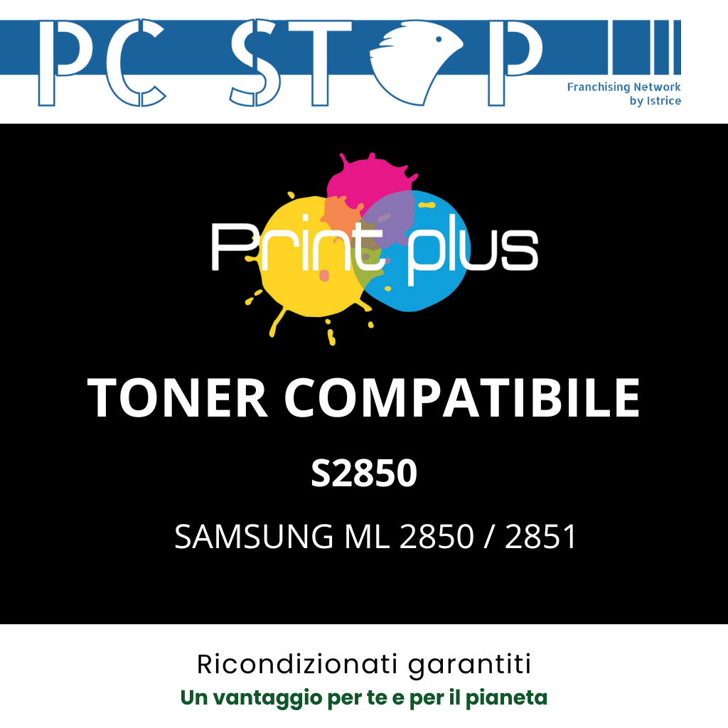 S2850 TONER COMPATIBILE NERO S2850 PER SAMSUNG ML 2850 / ML 2851